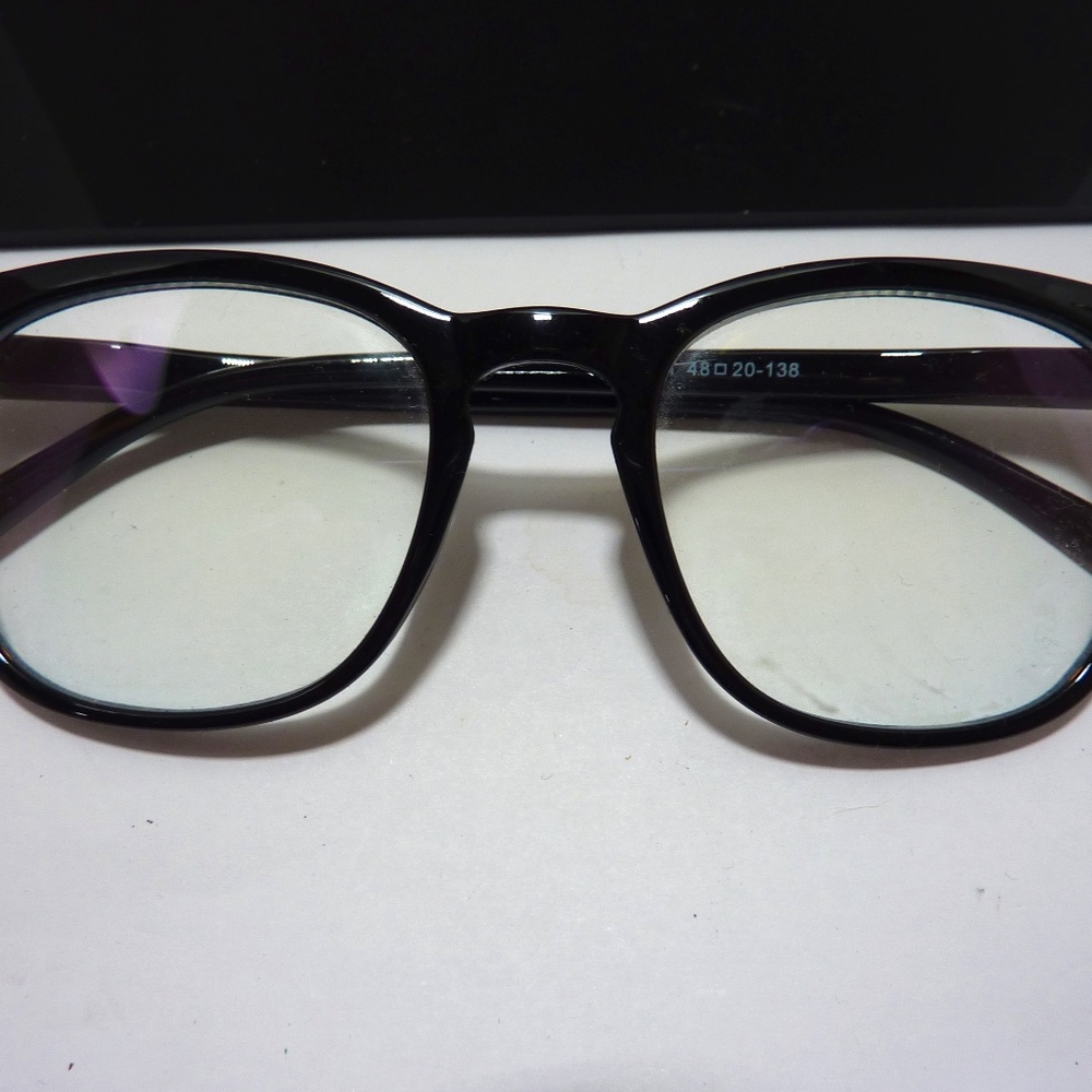 Andwood Eyeglasses AR001 Designer Frames Only Black 48-20-138